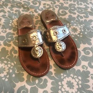 Jack Rogers Sandals in Platinum